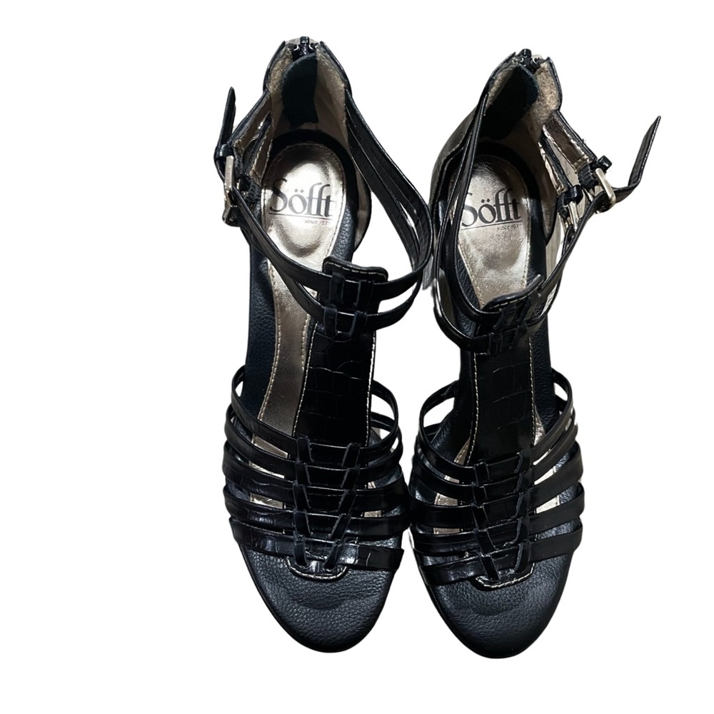 Sofft Gladiator Dress sandals Leather Black.